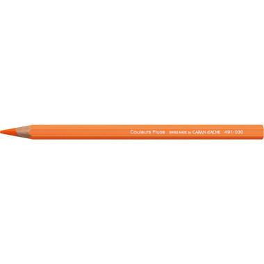 CARAN D'ACHE Crayon de Couleur Classic 491.030 orange fluo