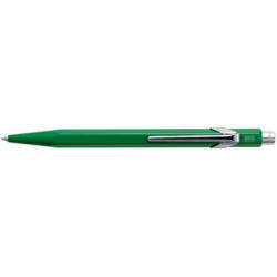 CARAN D'ACHE Kugelschreiber 849 Metall 849.210 grün, refill, Schrift blau