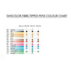 CARAN D'ACHE Penna fibra Fancolor Maxi 195.030 arancione