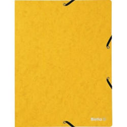 BIELLA Cartella con elastico A4 17840120U giallo, 355gm2 200 fg.
