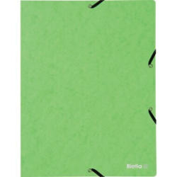 BIELLA Cartella con elastico A4 17840131U verde chiaro, 355gm2 200 fg.