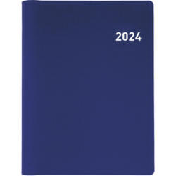 BIELLA Agenda Memento Wire-O 2024 858673050024 bleu, 3½J/P, 10,1x14,2cm