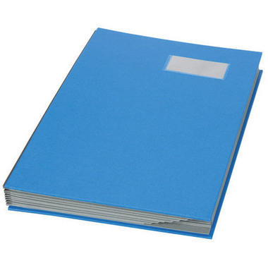 BIELLA Unterschriftenmappe A4 34141005U blau, Register 1-10 240x340mm
