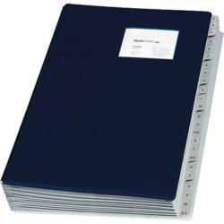 BIELLA Libro firma Pronto 260x320mm 32042407U blu scuro A-Z