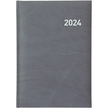 BIELLA Agenda Executive 2024 806510250024 gris, 1J/P, 14,5x20,5cm