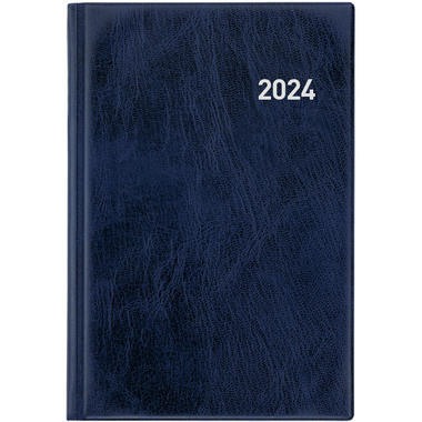 BIELLA Agenda Terminia 2024 817535050024 bleu, 1S/2P, 14,5x20,5cm