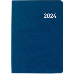 BIELLA Agenda Tell 2024 823201050024 bleu, 2J/S, 8,5x12,5cm