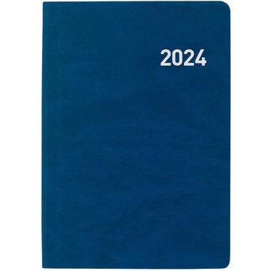 BIELLA Agenda Tell 2024 823201050024 bleu, 2J/S, 8,5x12,5cm