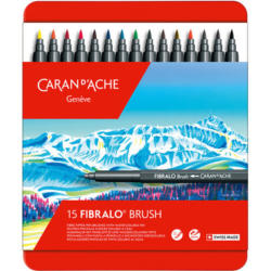 CARAN D'ACHE Classic Fibralo Brush 0.5-5mm 186.315 15 colori ass.