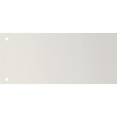 BIELLA Divisori cartone 2 fori 19919001U bianco, 24x10.5cm 100 pezzi