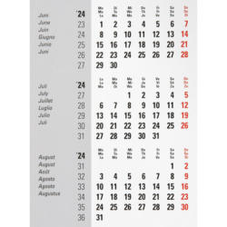 BIELLA Pultkalender DesktopFrame 2024 883511000024 Ersatz, 3M/S, 18x11cm