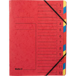 BIELLA Dossier archivio TOP COLOR 5412530BIEU rosso, 12 x