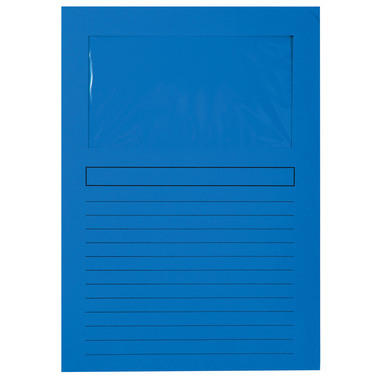 BIELLA Fenstermappe Evergreen A4 5010205BIEU blau 10 Stück