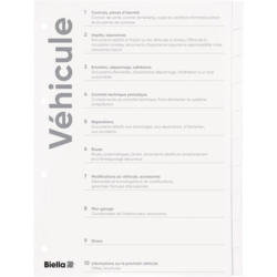BIELLA Répertoires carton Expert A4 465011291U blanc, 10 pcs.