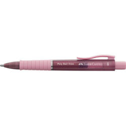 FABER-CASTELL Stylo à bille Poly Ball View 145753 Rose shadows XB