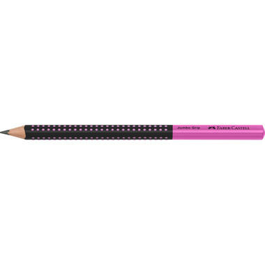 FABER-CASTELL Crayon Jumbo Grip 511911 Two Tone noir/pink