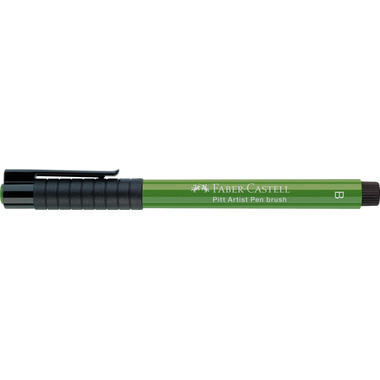 FABER-CASTELL Pitt Artist Pen Brush 2.5mm 167467 permanent green olive