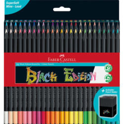 FABER-CASTELL Crayons de couleur Black Edit 116450 les teintes de peau 50er
