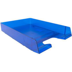 BIELLA Briefkorb Parat-Plast A4/C4 30540105U blau transparent
