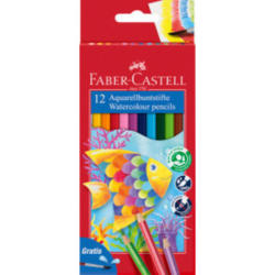 FABER-CASTELL Colored pencil watercolor 114413 12er Etui