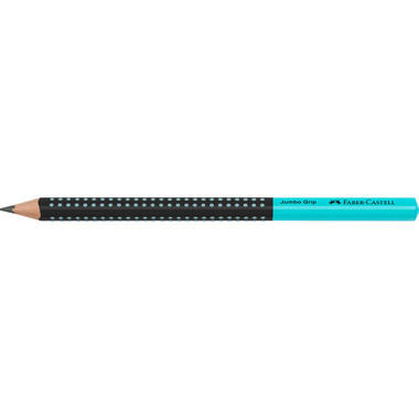 FABER-CASTELL Bleistift Jumbo Grip HB 511912 Two Tone schwarz/türkis