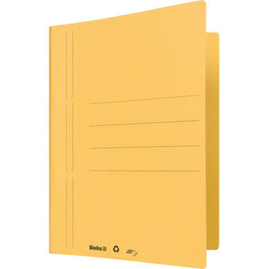 BIELLA Dossier raccoglit. Biella 6 A4 16640020U giallo, 320gm2 100 fg.