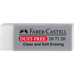 FABER-CASTELL Gomma cance. Dust-Free 187120 trasparente