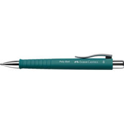 FABER-CASTELL Stylo à bille Poly Ball XB 241167 emerald