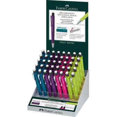 FABER-CASTELL Portaminee Poly Matic 133341 colori 2016 ass. 40 pezzi