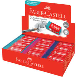 FABER-CASTELL Gomme Trend Dust-Free 187221 3 couleurs