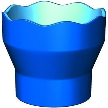 FABER-CASTELL Godet d'eau CLIC & GO 181510 bleu, pour pinceau