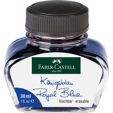 FABER-CASTELL Tintenglas 30ml 149839 königsblau
