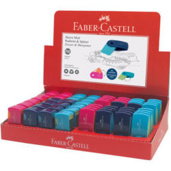 FABER-CASTELL Gomme, Taille-crayon Sleeve 182717 div. couleurs ass. 32/24 pcs.
