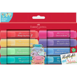 FABER-CASTELL Textmarker 46 Pastell 1.2-5mm 254626 multicolor 8 pezzi