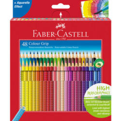 FABER-CASTELL Crayon de couleur Colour Grip 112449 48 pcs, étui