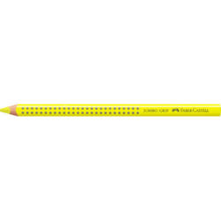 FABER-CASTELL Crayon de couleur Jumbo Grip 110904 jaune