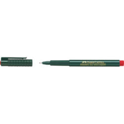 FABER-CASTELL Penna FINEPEN 1511 0.4mm 151121 rosso