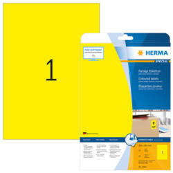 HERMA Etiketten Special A4 4421 gelb 20 Stück