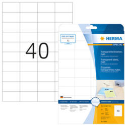 HERMA Etiquettes Special 52,5x29,7mm 4684 transparent 25 feuilles