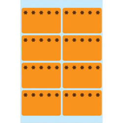 HERMA Etichette congelatore 26x40mm 3774 arancione 48 pezzi