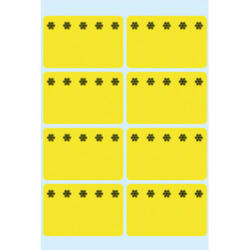 HERMA Etichette congelatore 26x40mm 3771 giallo 48 pezzi