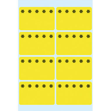 HERMA Tiefkühletiketten 26x40mm 3771 gelb 48 Stück