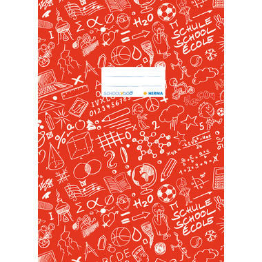 HERMA Enveloppe à cahier A4 19403 rouge