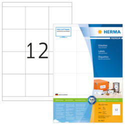 HERMA Etiketten Premium 70x67,7mm 4617 weiss 2400 Stück