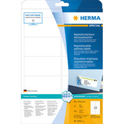 HERMA Étiquettes SPECIAL 96x50.8mm 4349 blanc,non-perm. 250 pcs./25 f.