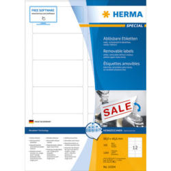 HERMA Étiquettes SPECIAL 88.9x46.6mm 10304 blanc,non-perm. 1200pcs./100f.