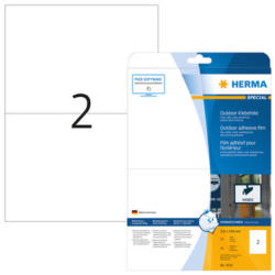 HERMA Étiquettes PP 210x148mm 9535 blanc 20 pcs./10 flls.