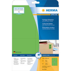 HERMA Etiketten SPECIAL 105x148mm 4564 grün,non-perm. 80 St./20 Bl.