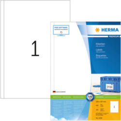 HERMA Étiquettes univers. 200x297mm 4458 blanc 100 pcs./100 flls.