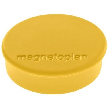 MAGNETOPLAN Aimant Discofix Hobby 24mm 1664502 jaune 10 pcs.